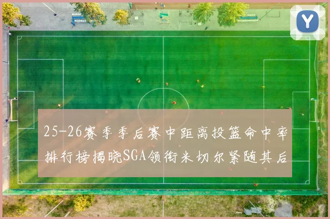 25-26赛季季后赛中距离投篮命中率排行榜揭晓SGA领衔米切尔紧随其后哈登位列第五